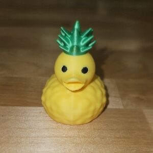 3D Printed Pineapple Duck Figurine Nwot